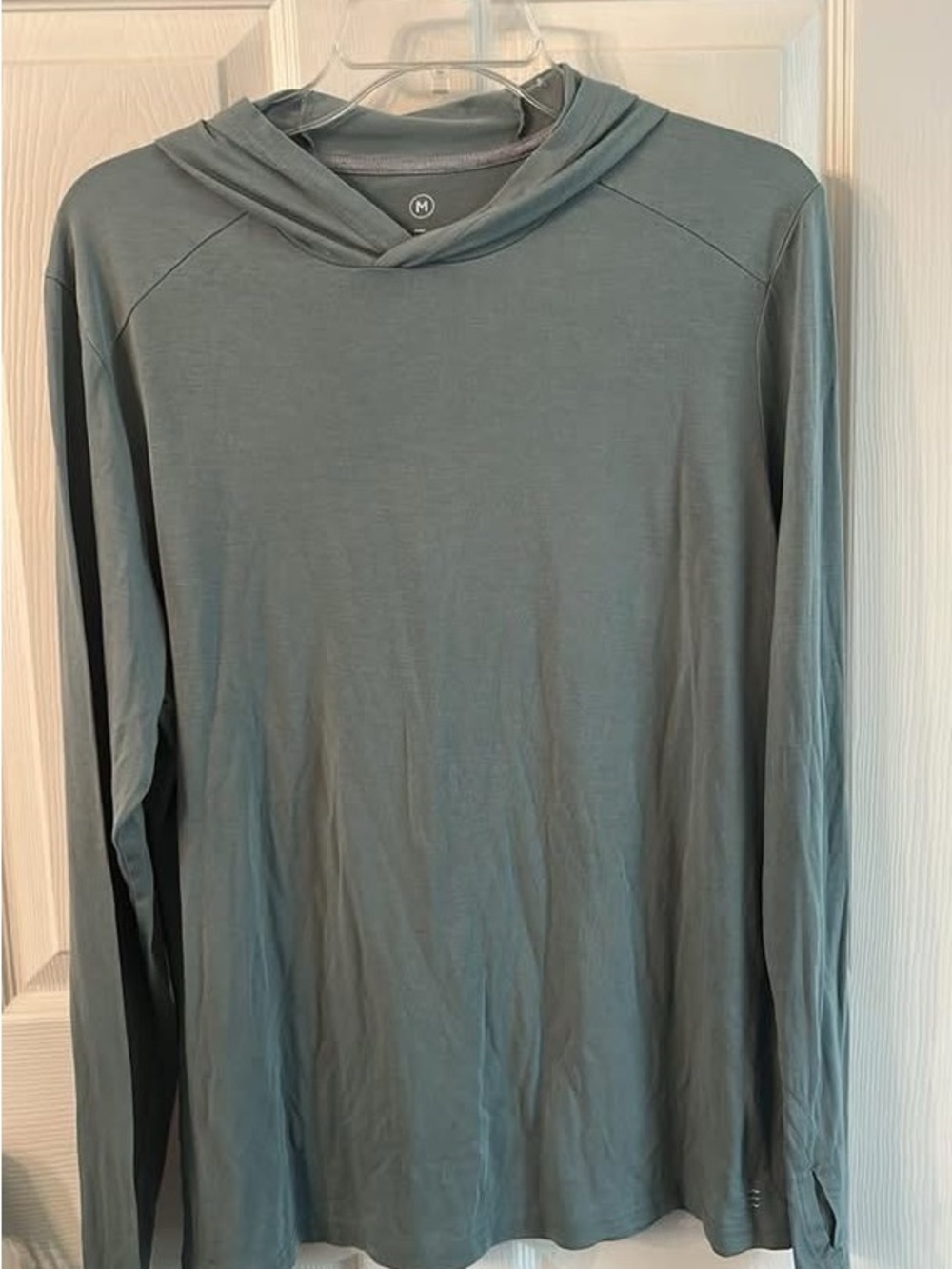 Free Fly Apparel medium Men's Long-Sleeve Lightweight Hoodie in blue-Green
